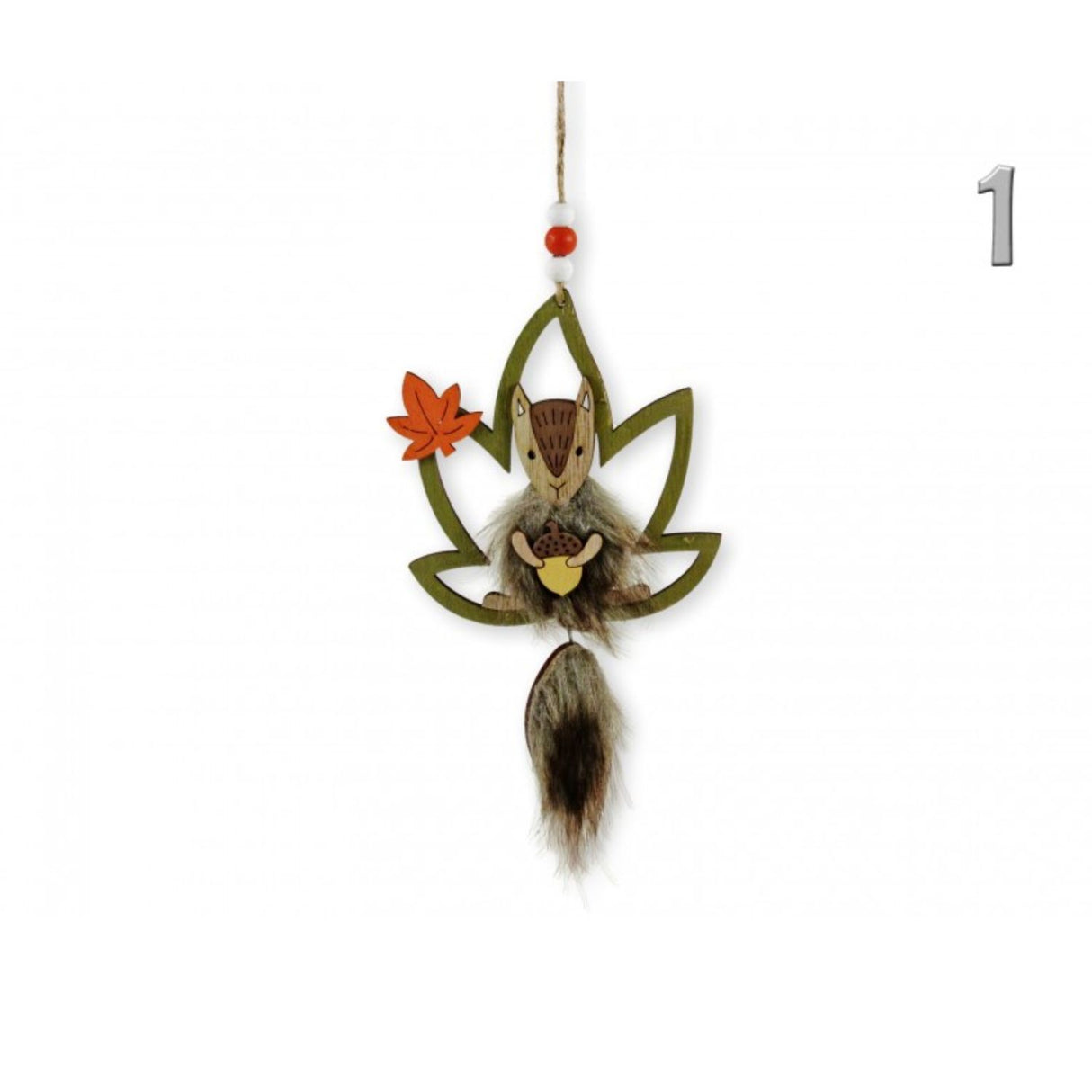 Koopman Fox in Leaf Hanging Decoration (Choice of 3)