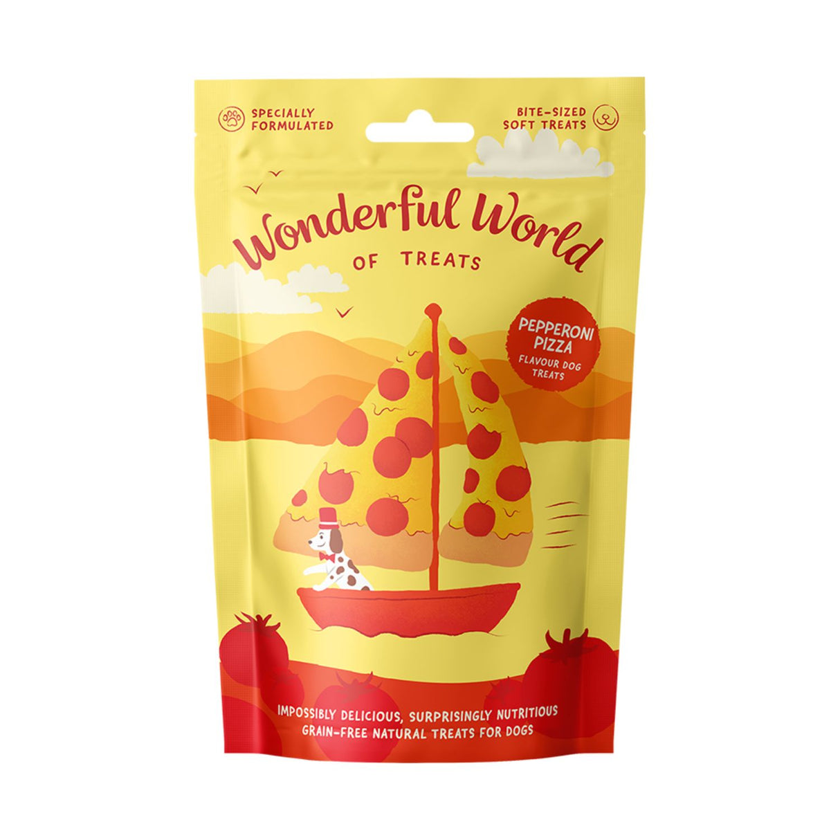 Wonderful World Of Treats 50g Pepperoni Pizza Dog Treats