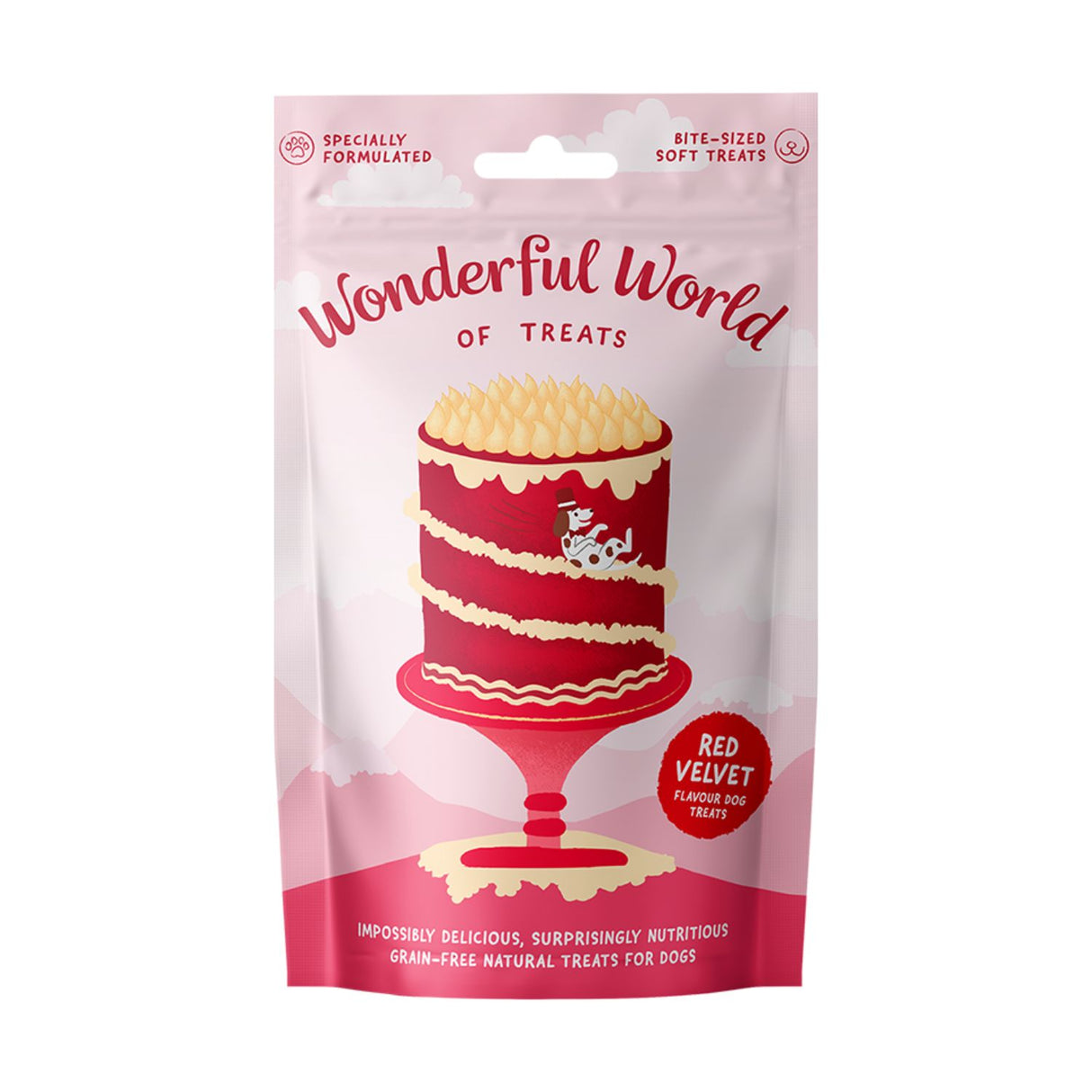 Wonderful World Of Treats 50g Red Velvet Cake Dog Treats