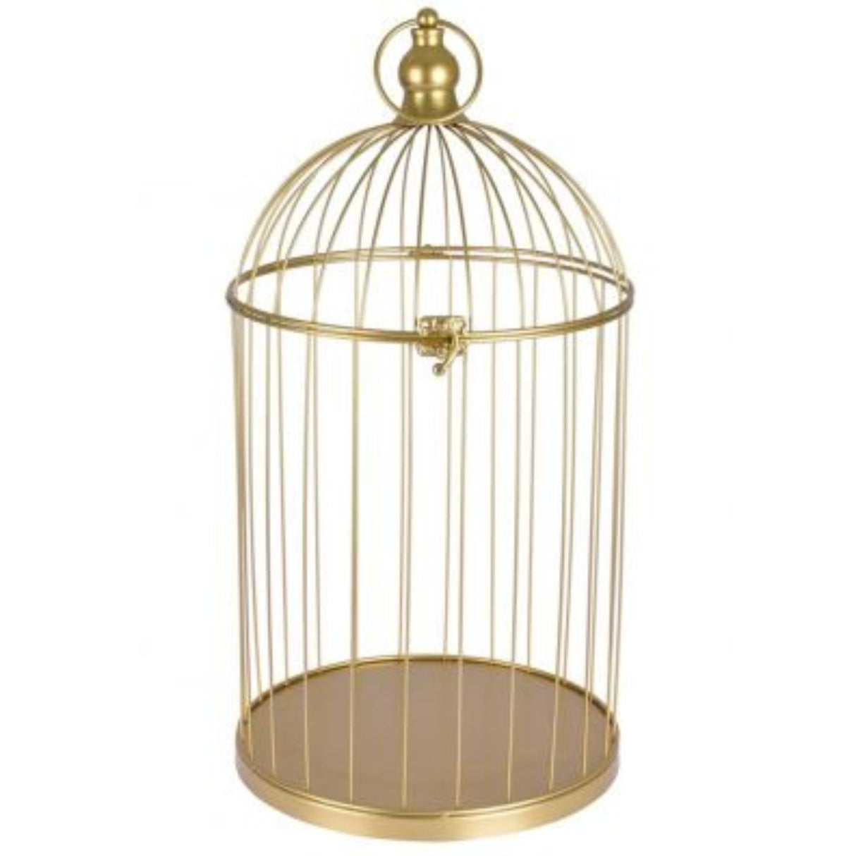 H&S Collection Gold Bird Cage