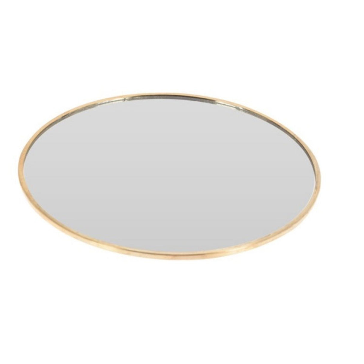 Koopman 25cm Gold Plate Square Mirror