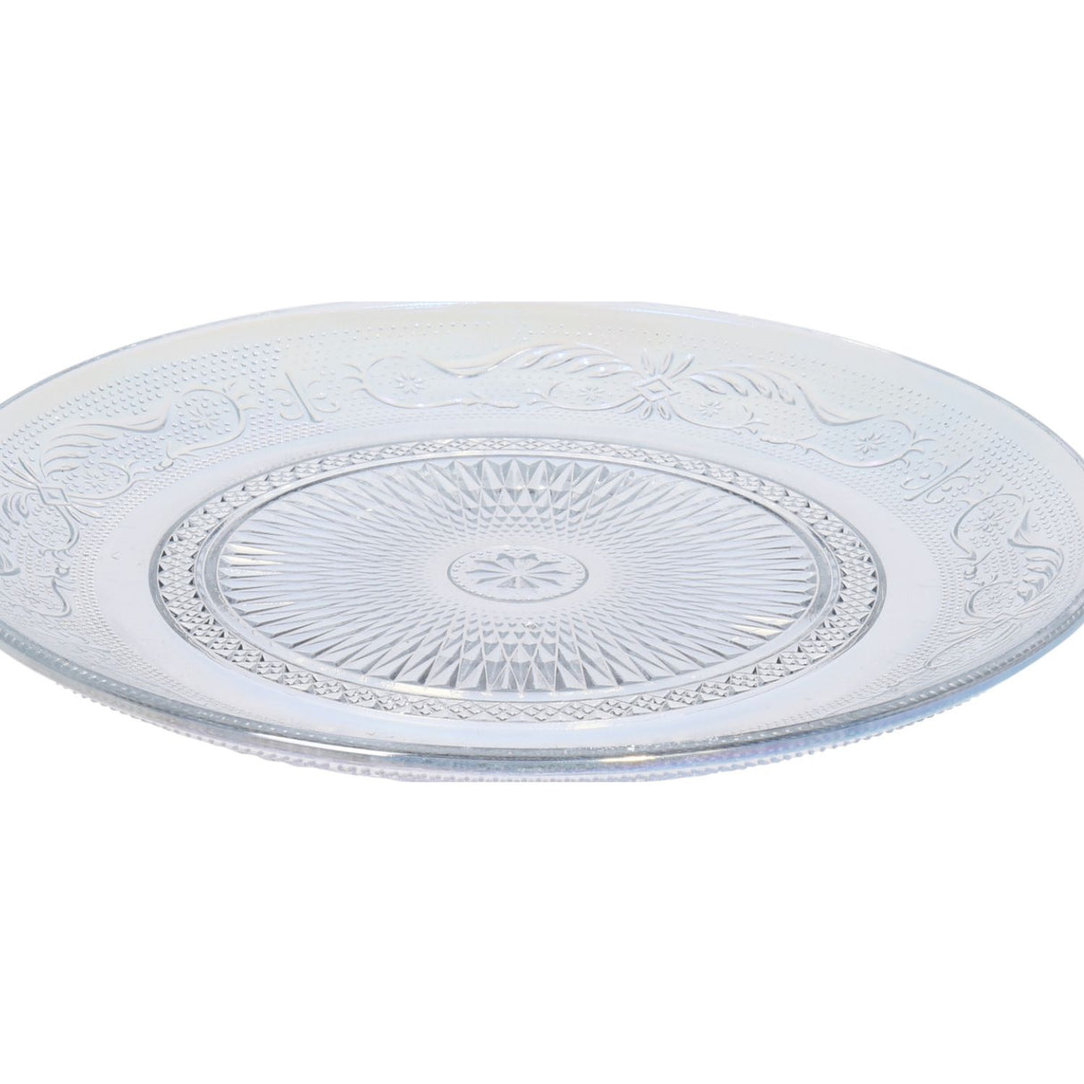 JK Home Decor Glass Plate Rainbow Luster