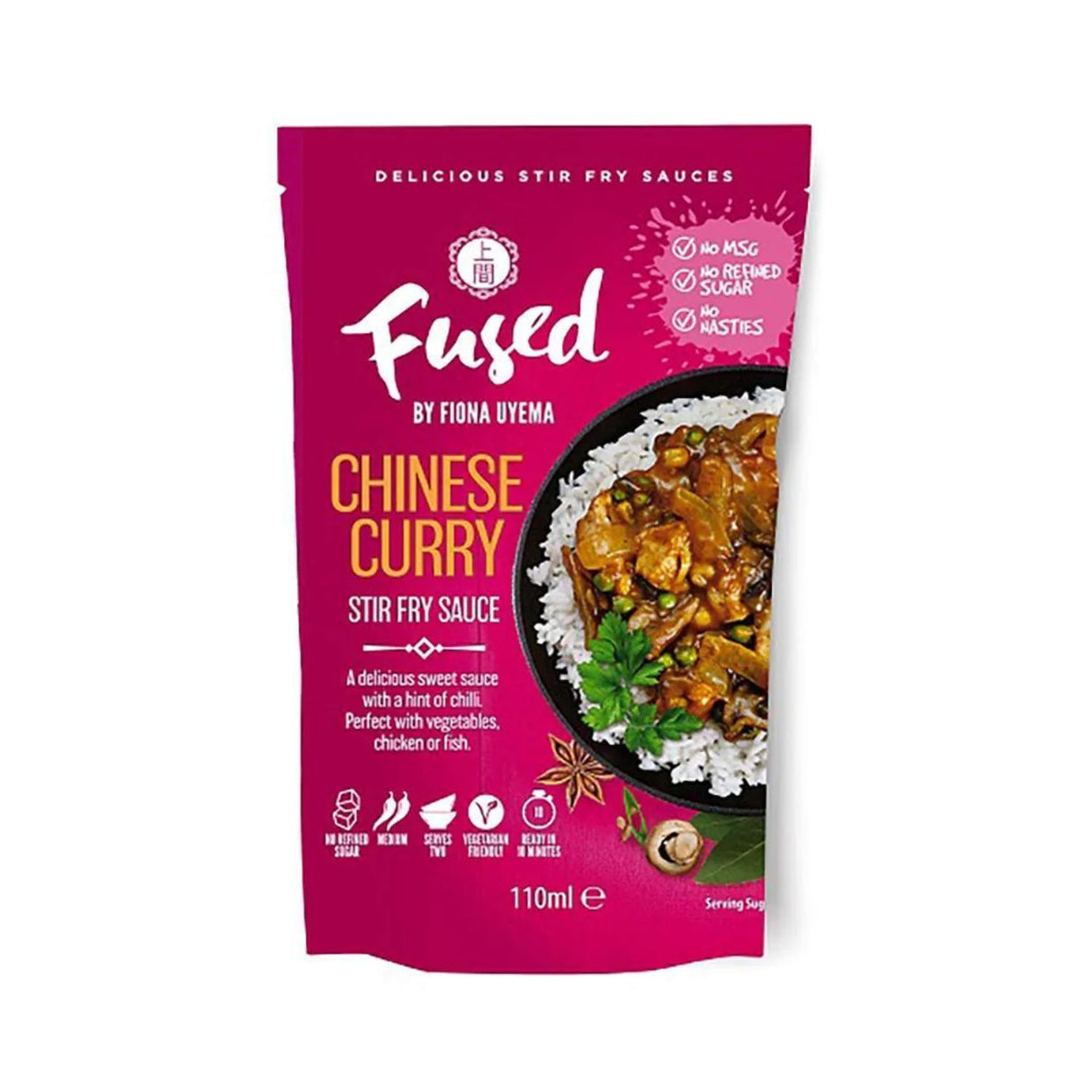 Fused By Fiona 100g Chinese Curry Stir Fry Sauce
