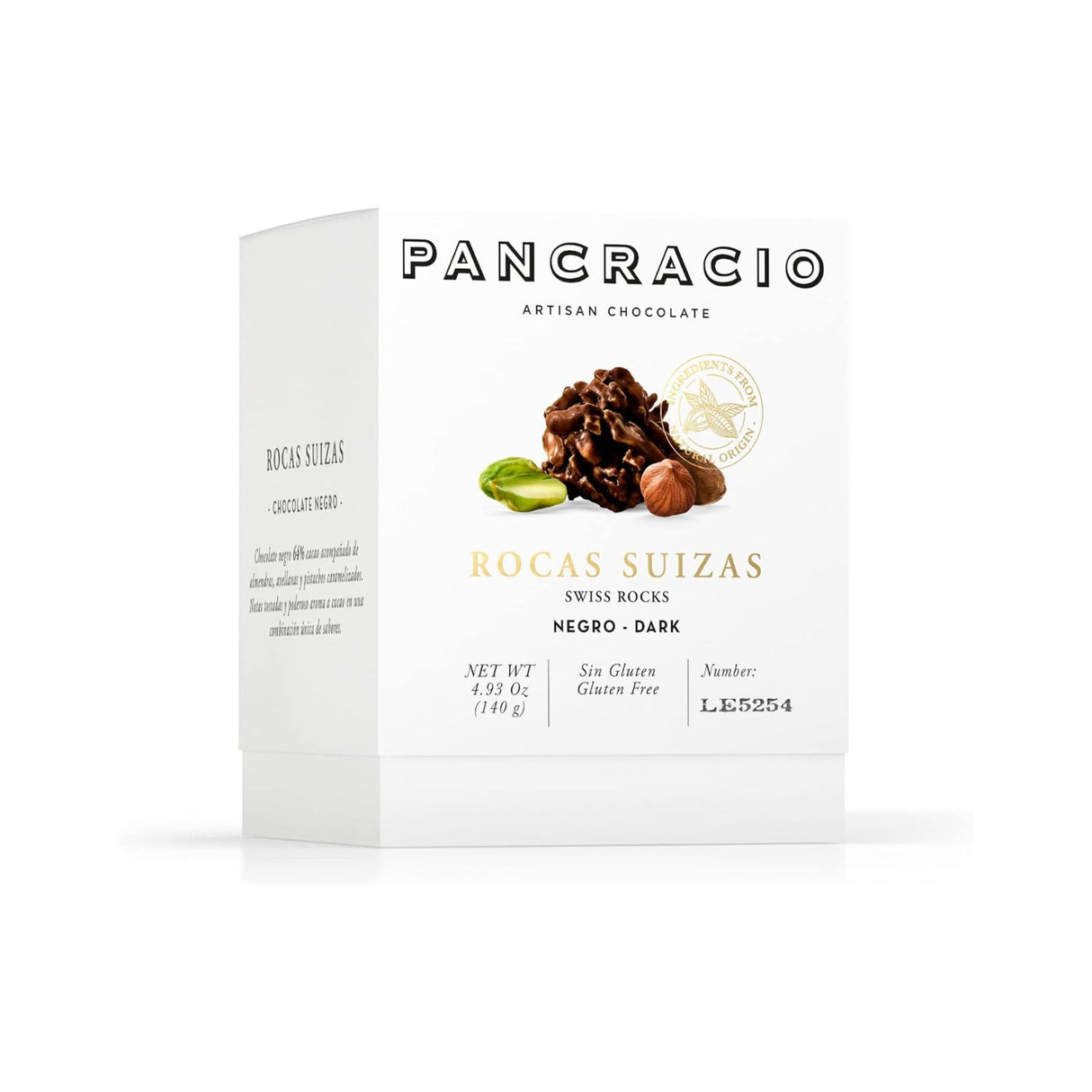 Pancracio 140g Dark Chocolate Swiss Nut Clusters