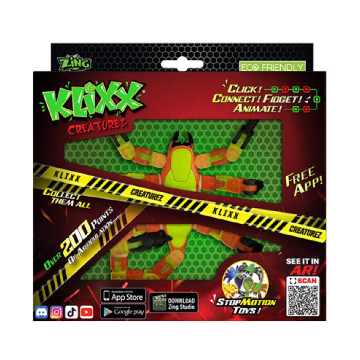 Brainstorm KLiXX Spider Six Pack - Blue and Yellow (Chocie of 2)