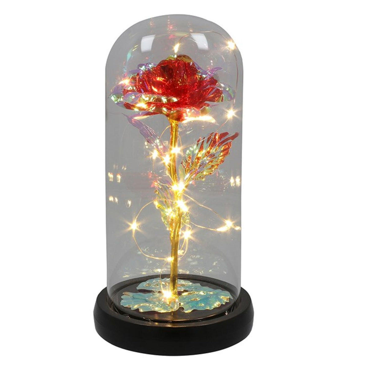 Joe Davies Large 21cm Radiant Rose LED Dome Red
