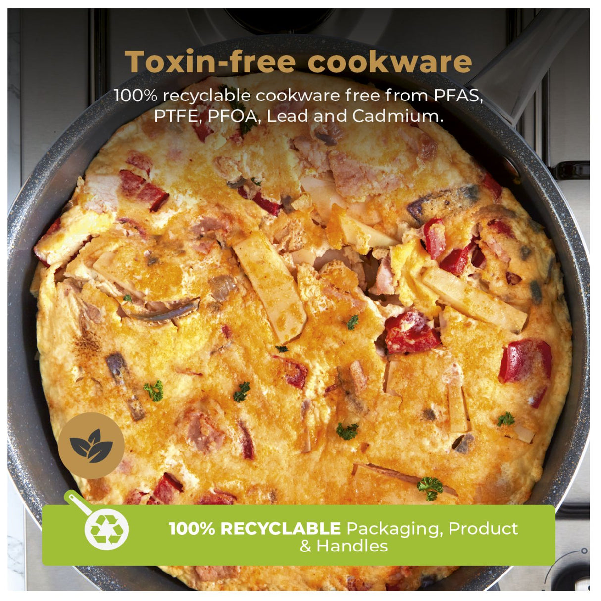 Tower Cerastone Pro 28cm Multi-Pan with Lid