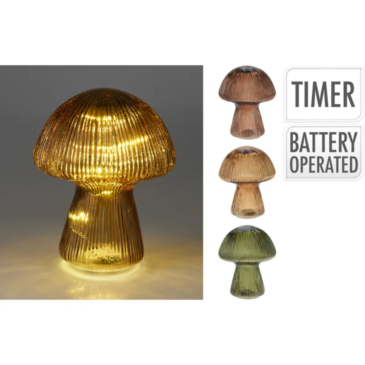 Koopman LED Mushroom (Choice of 3)