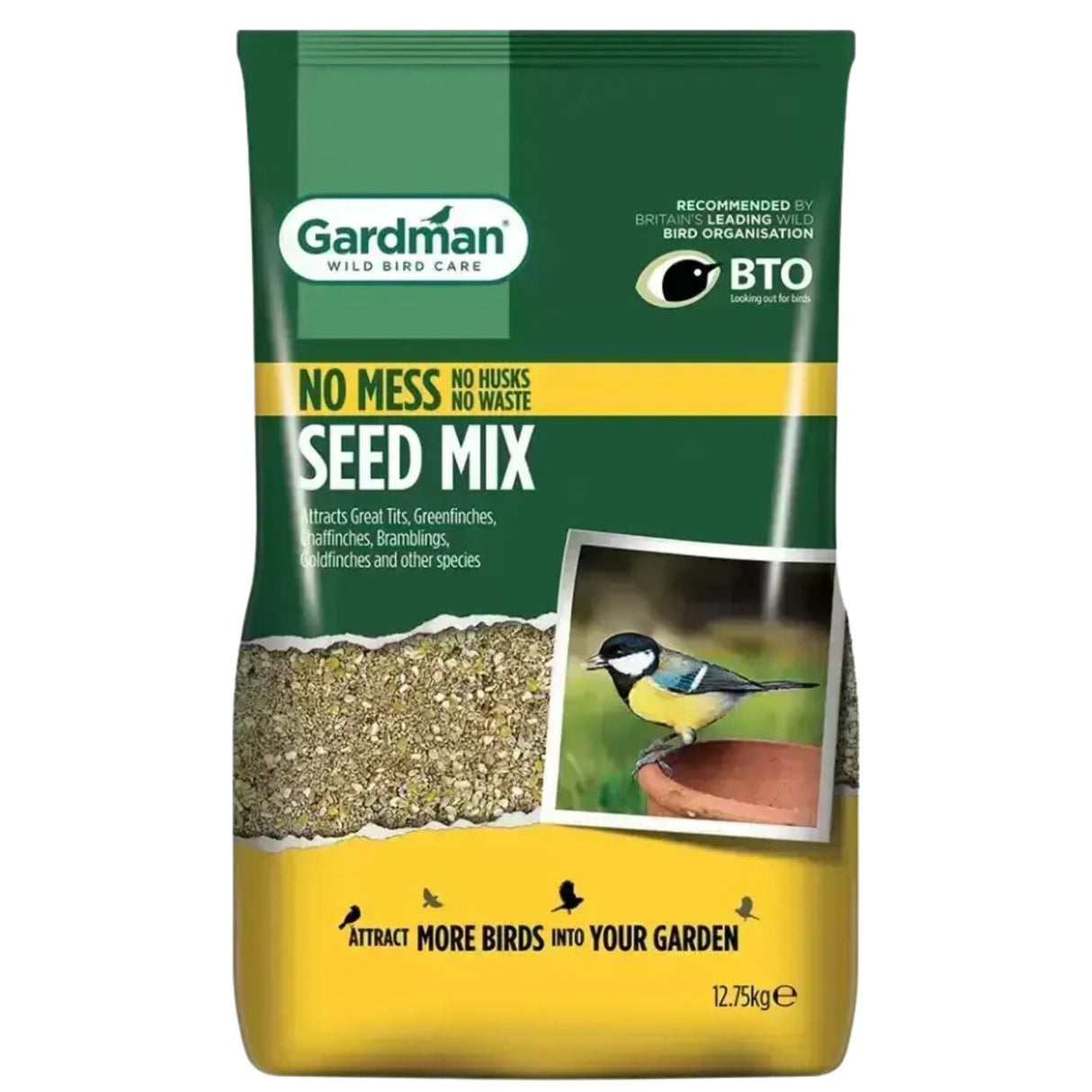 Gardman No Mess Seed Mix 12.75kg