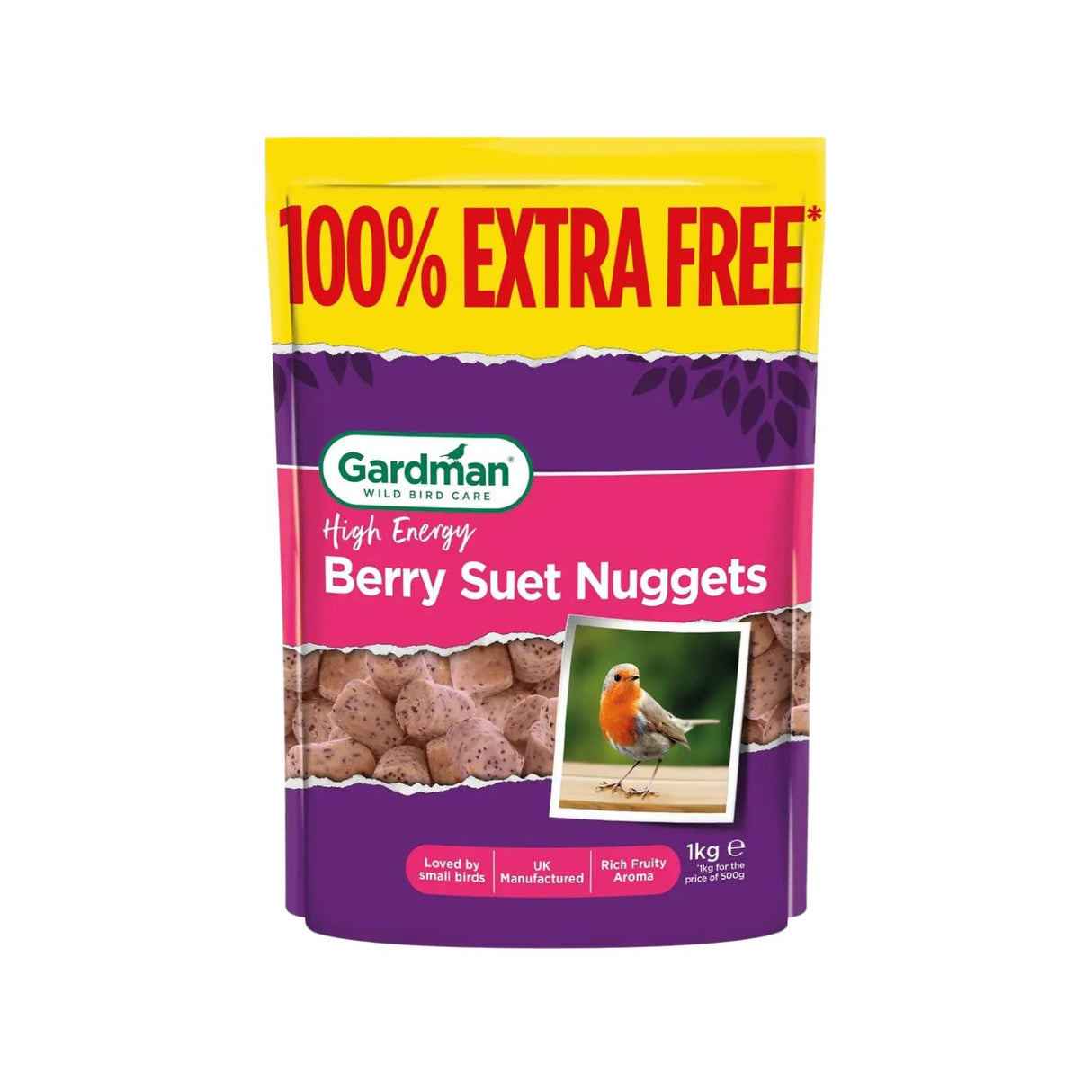 Gardman Berry Suet Nuggets 500g