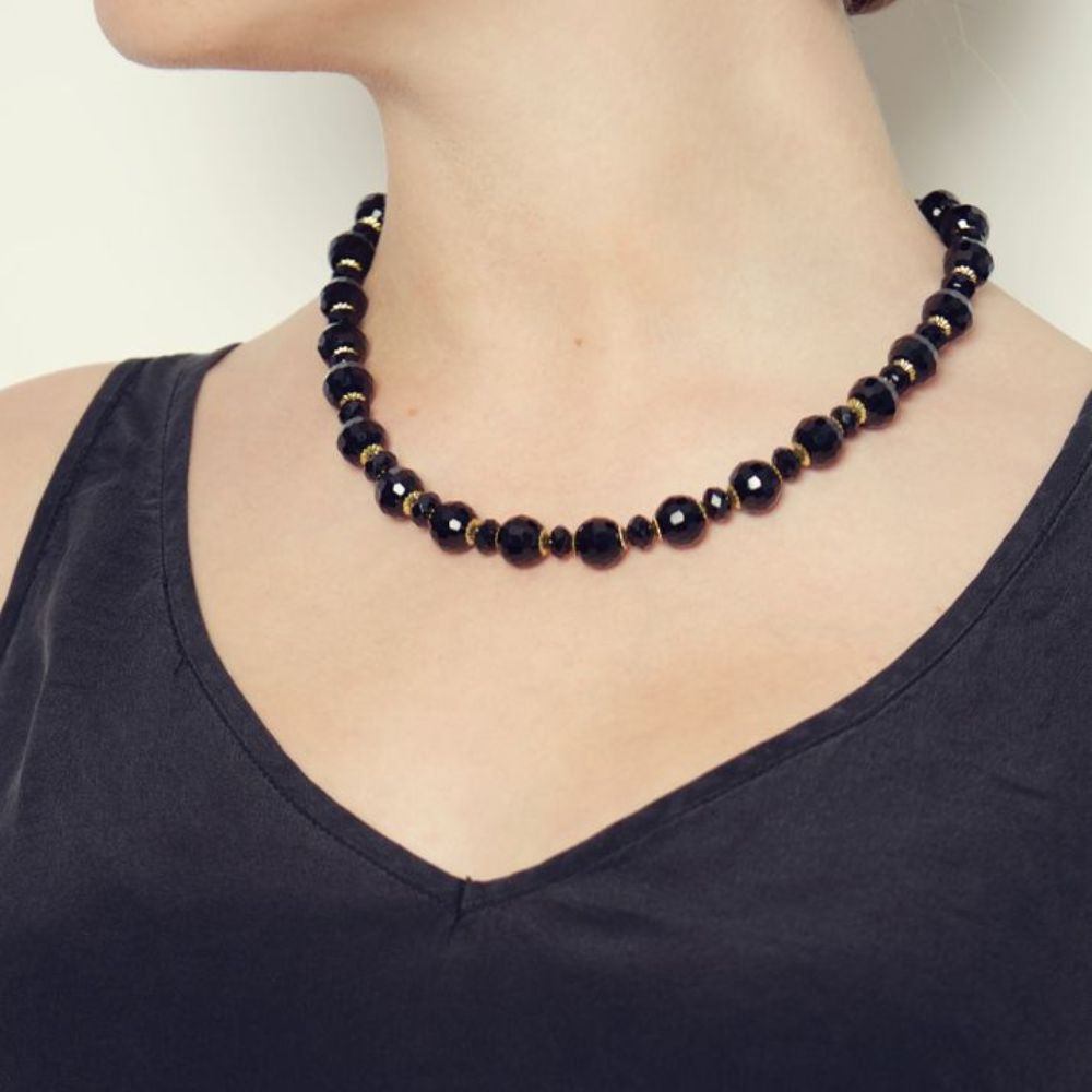 Rosie Fox Jet Short Necklace