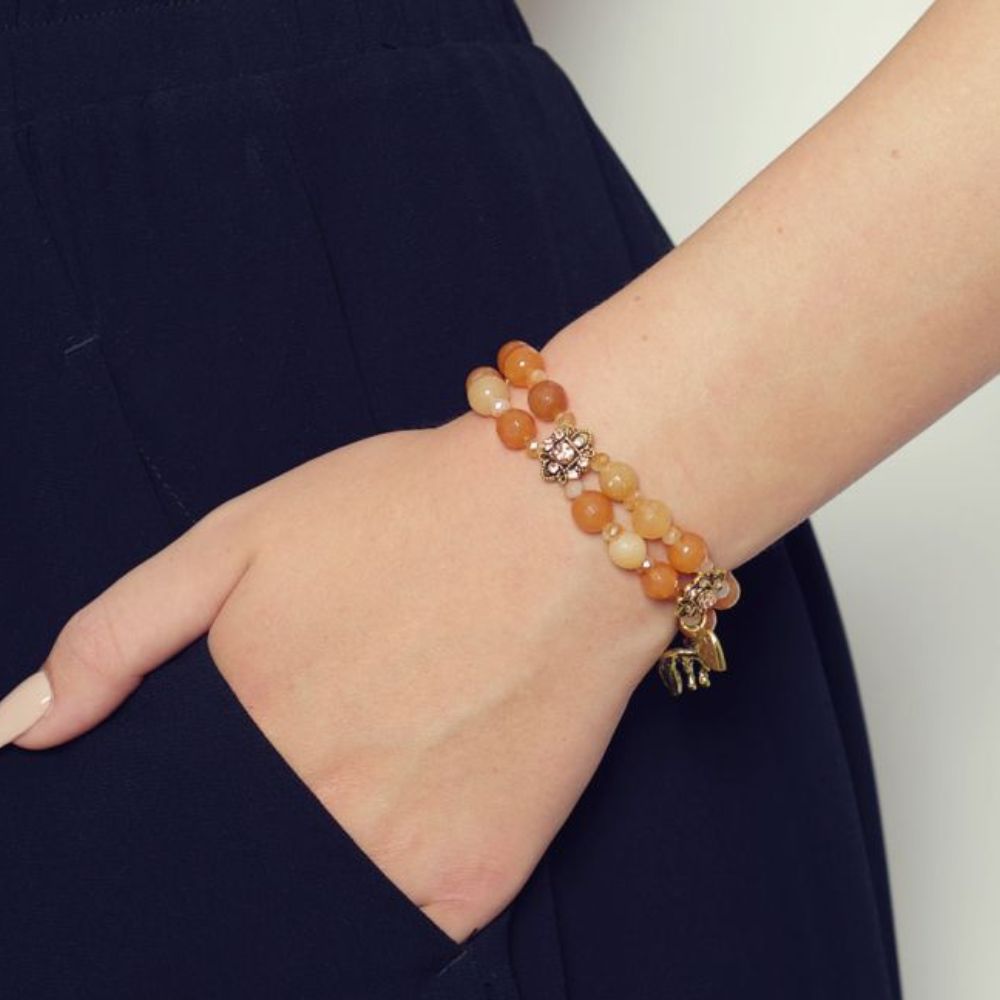 Rosie Fox Citrine Vintage Cuff