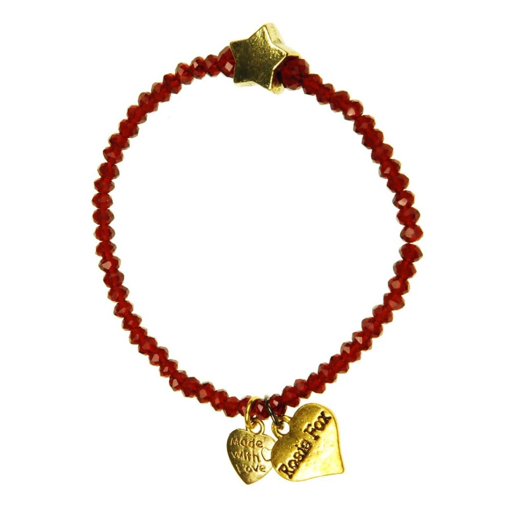 Rosie Fox Ruby Star Bracelet