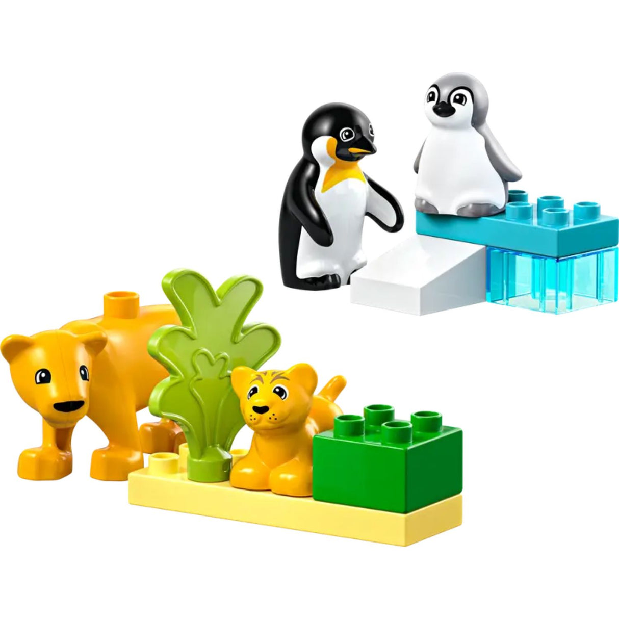 LEGO Duplo Wild Animal Families: Penguins & Lions