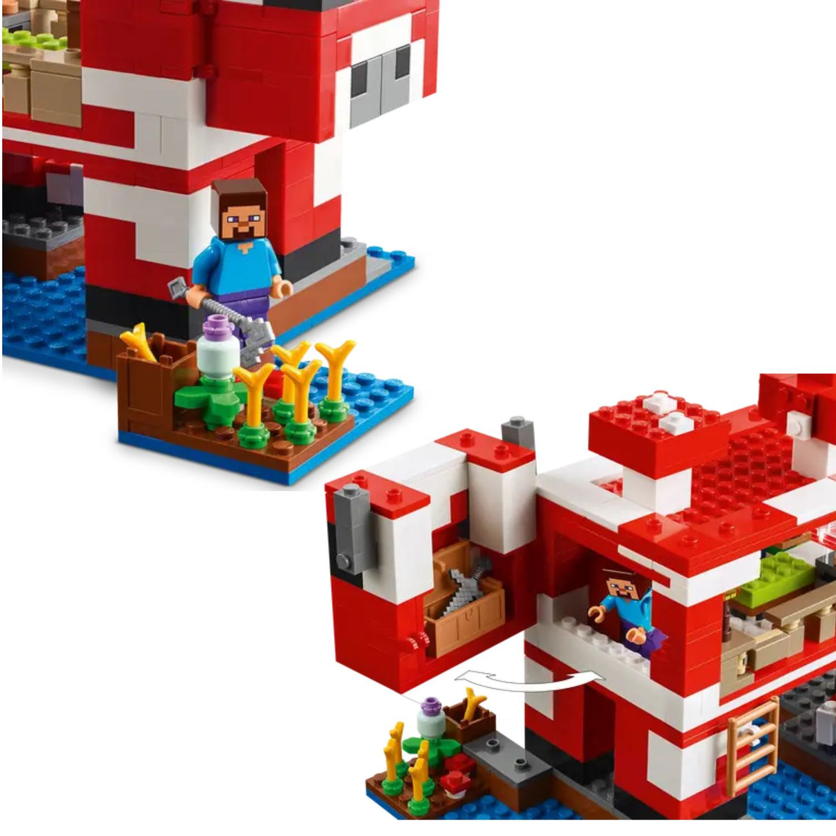 LEGO Minecraft The Mooshroom House