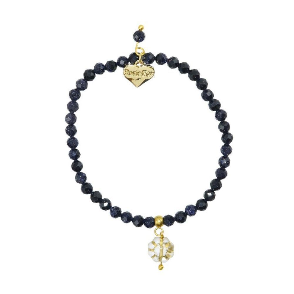 Rosie Fox Navy Starstone Gemstone Belle Bracelet