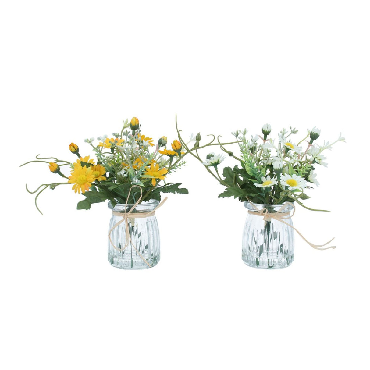 Gisela Graham Flower Bunch in Jar (Choice of 2)