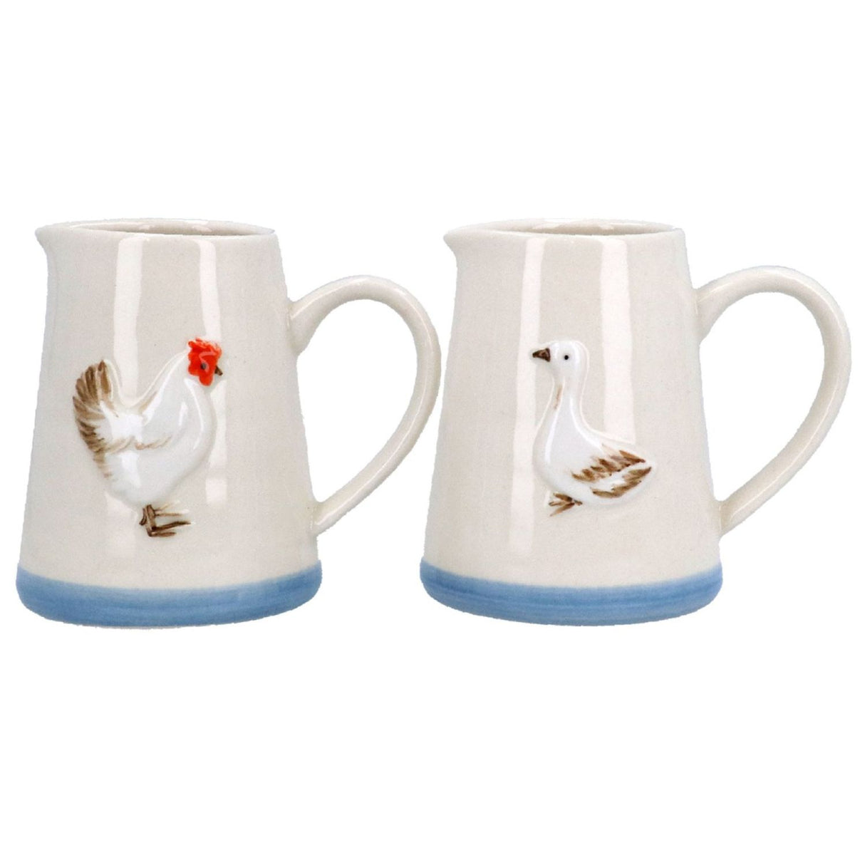 Gisela Graham Hen/Duck Stoneware Mini Jug (Choice of 2)
