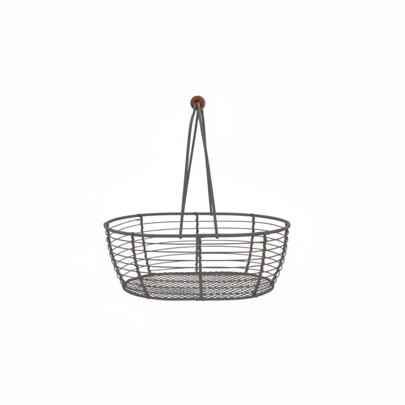 Gisela Graham Metal Wire Basket - Large
