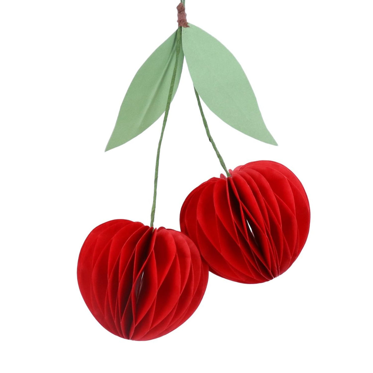 Gisela Graham Cherry Paper Hanging Decoration