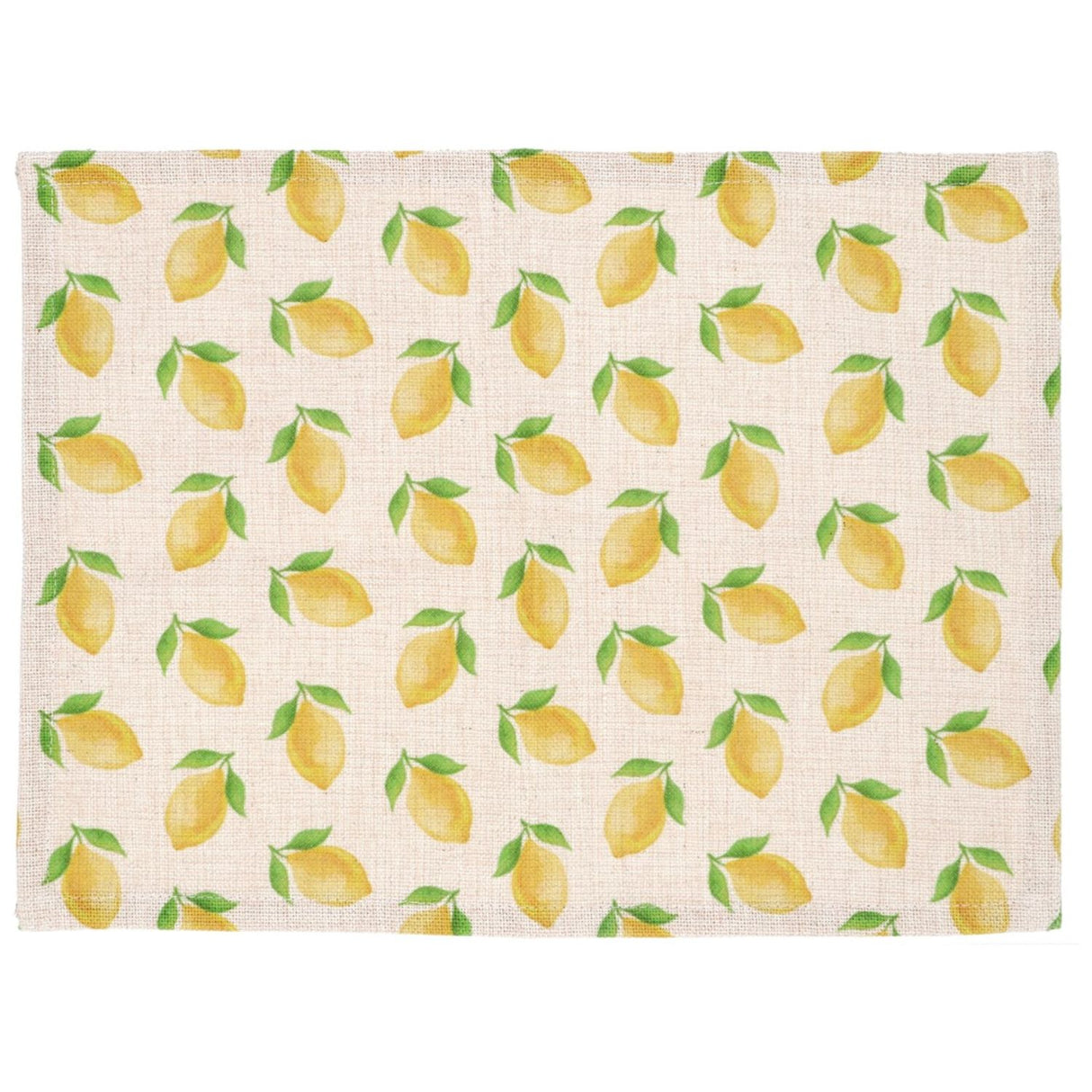 Gisela Graham Lemons Polylinen Tablemat