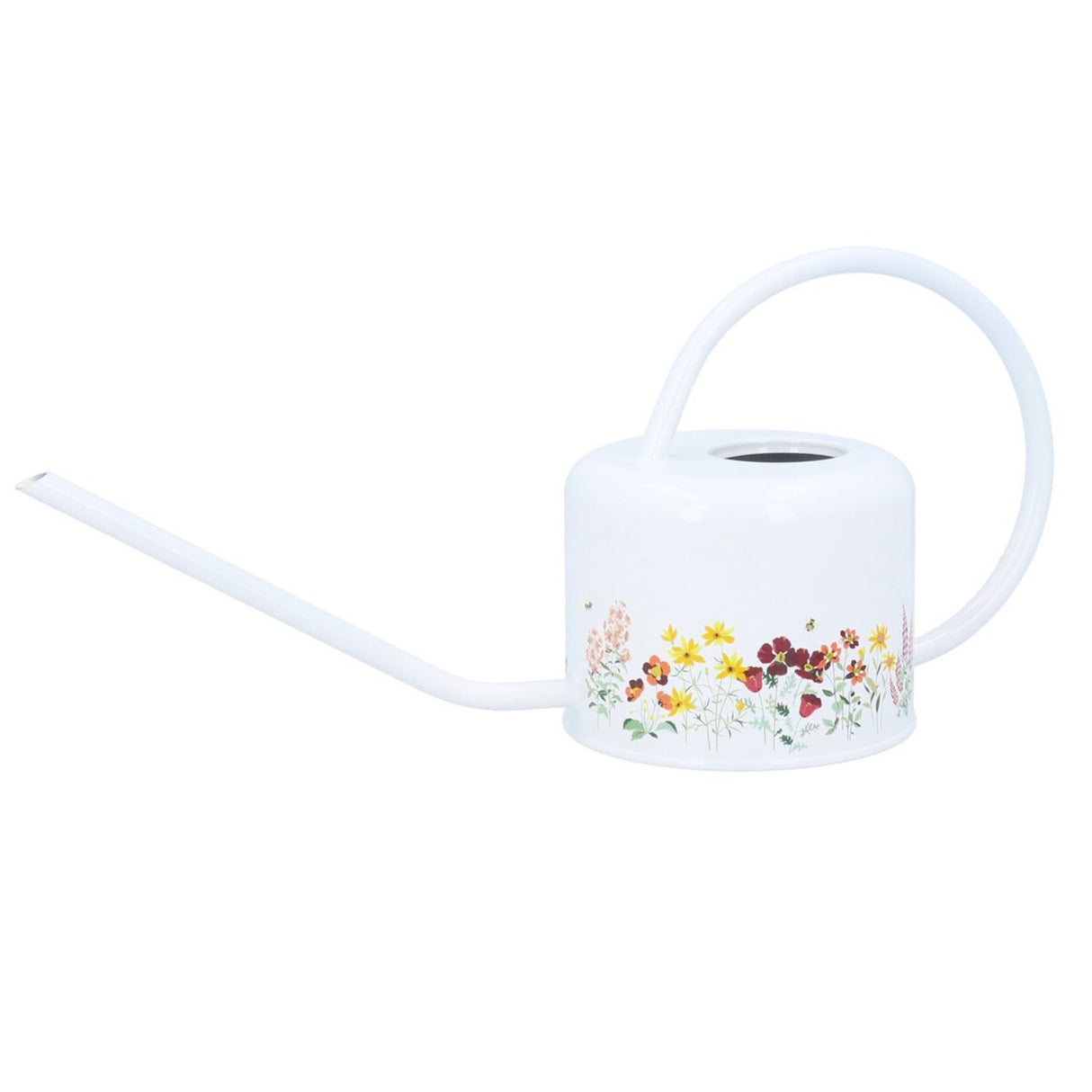 Gisela Graham Metal Spring Flowers Watering Can