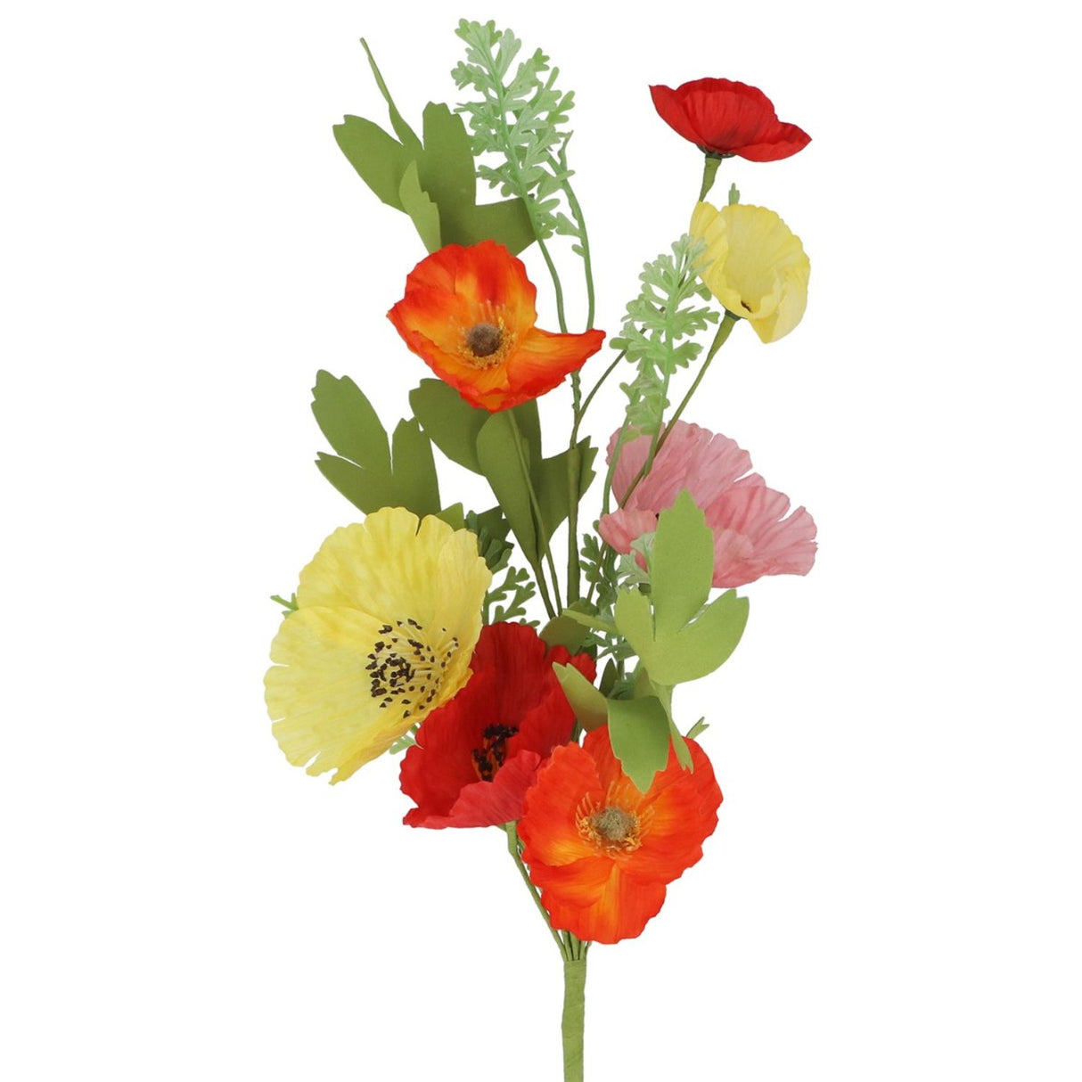 Gisela Graham Mixed Poppy Spray