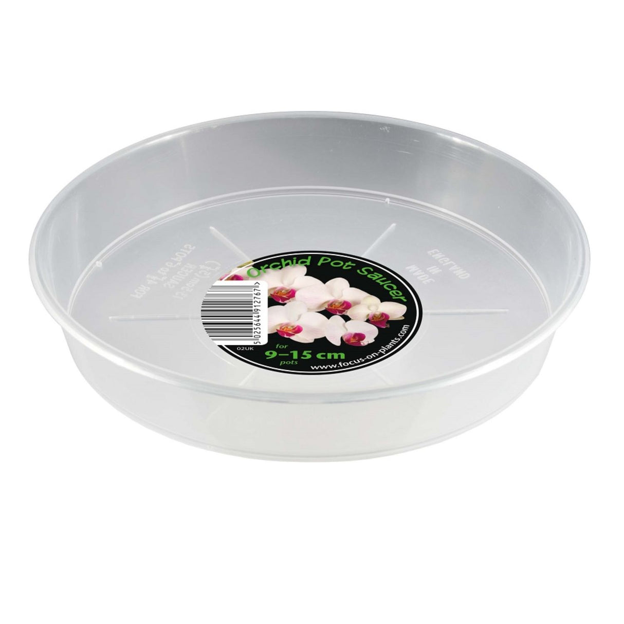 Growth Technology 15cm Clear Pot Saucer