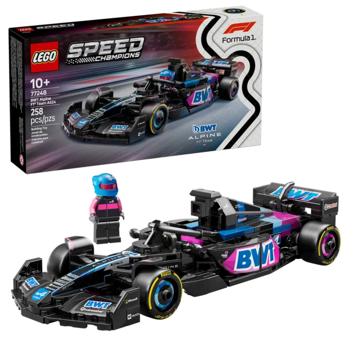 LEGO BWT Alpine F1® Team A524 Race Car