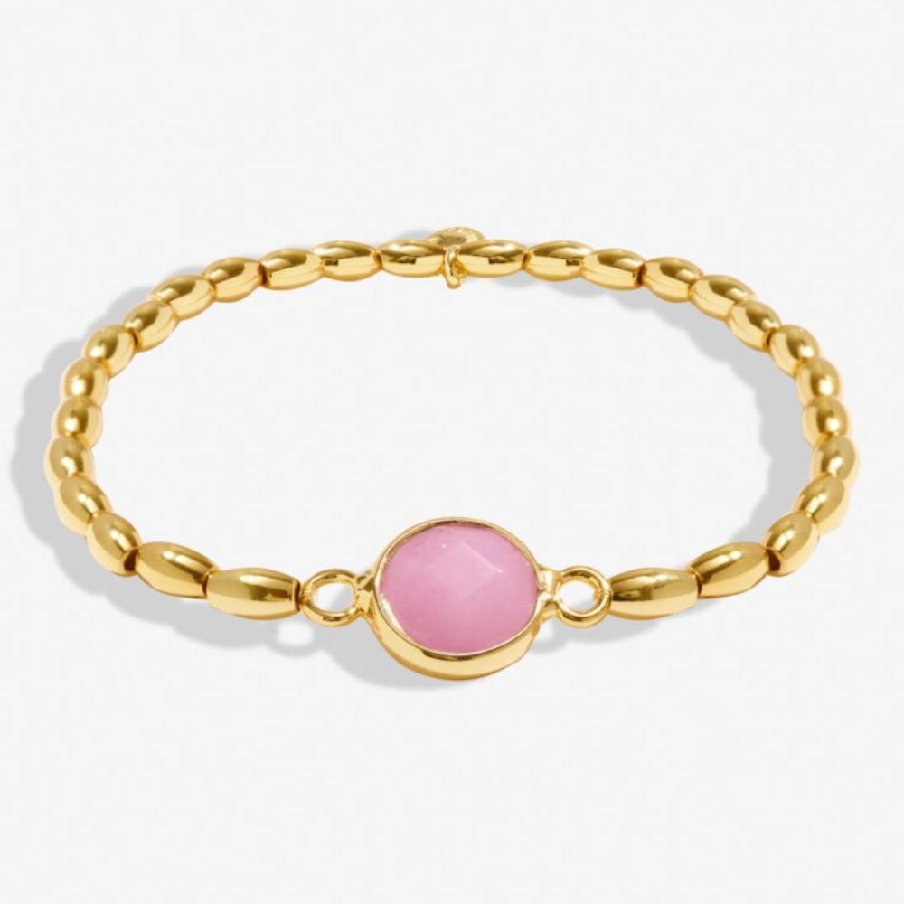 Joma Jewellery Serenity Stones Pink Jade Bracelet