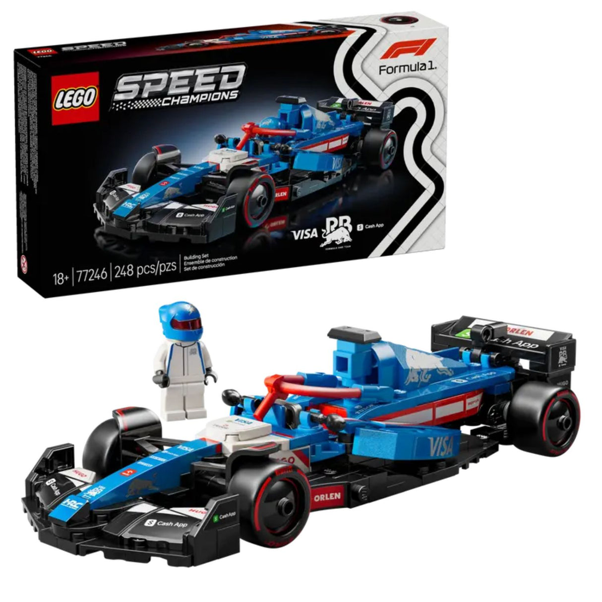 LEGO Visa Cash App RB VCARB 01 F1® Race Car