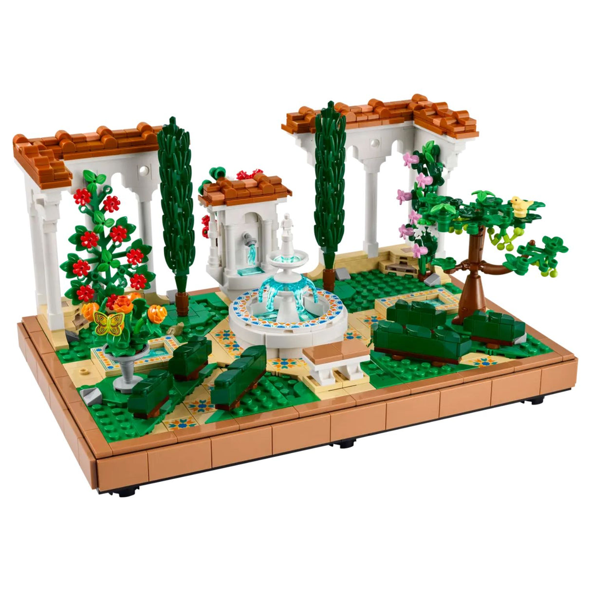 LEGO Fountain Garden