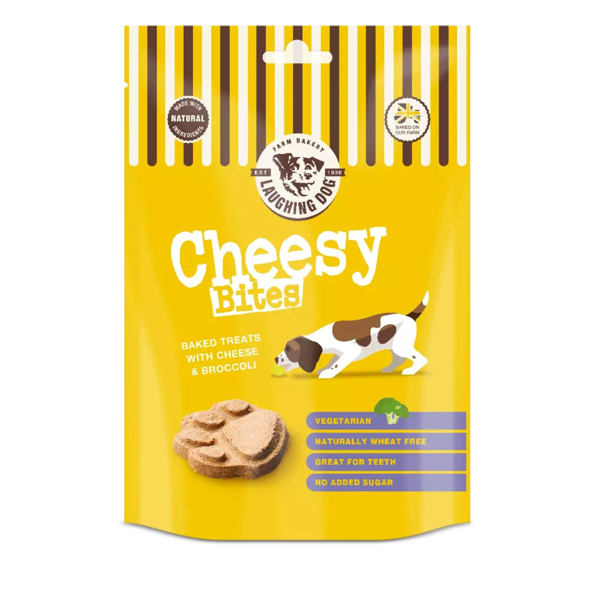 Laughing Dog 125g Cheesy Bites Dog Treats