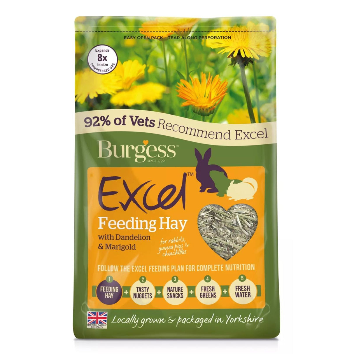 Burgess Excel 1kg Fresh Herbage