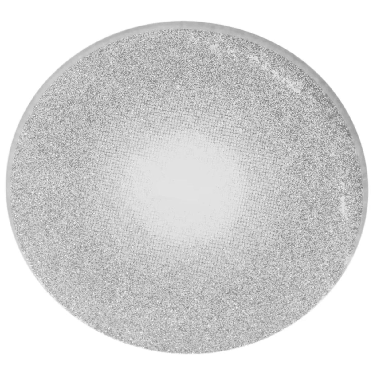 Kaemingk 20cm Glitter Mirror Plate (Choice of 2)