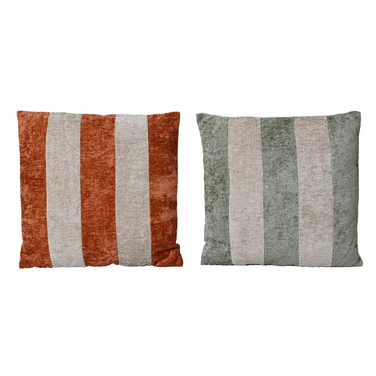 Kaemingk 45cm Square Stripe Pattern Cushion (Choice of 2)