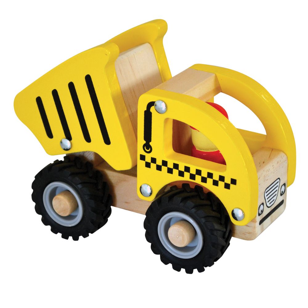 House Of Marbles Wooden Brrm-Brrms β Construction Vehicles