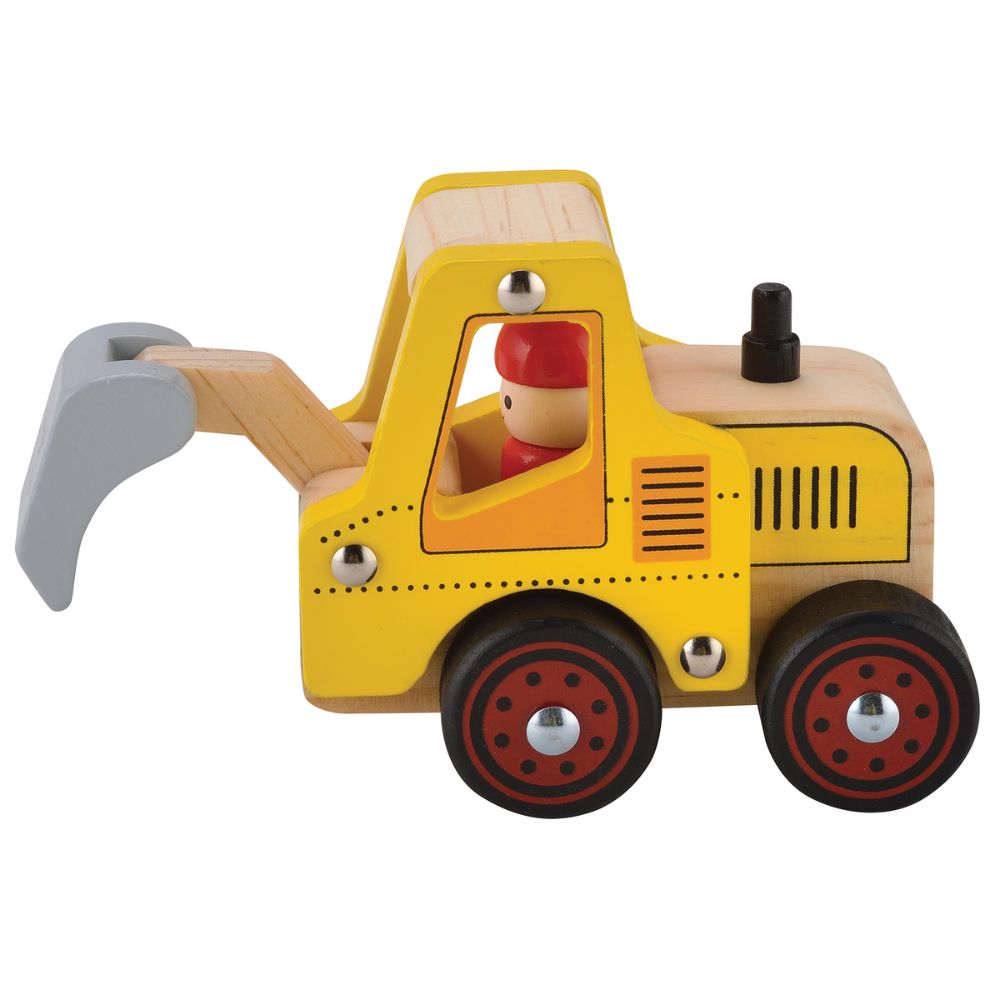 House Of Marbles Wooden Brrm-Brrms β Construction Vehicles