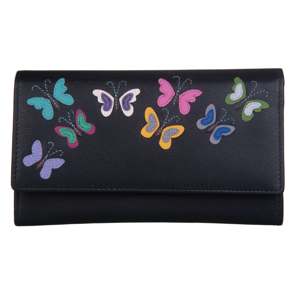 Mala Leather Black Juno Matinee Purse