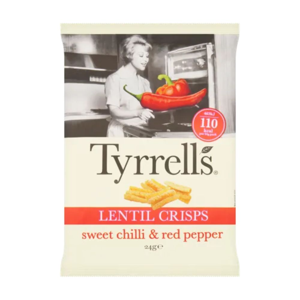 Tyrells 24g Lentil Sweet Chilli & Red Pepper