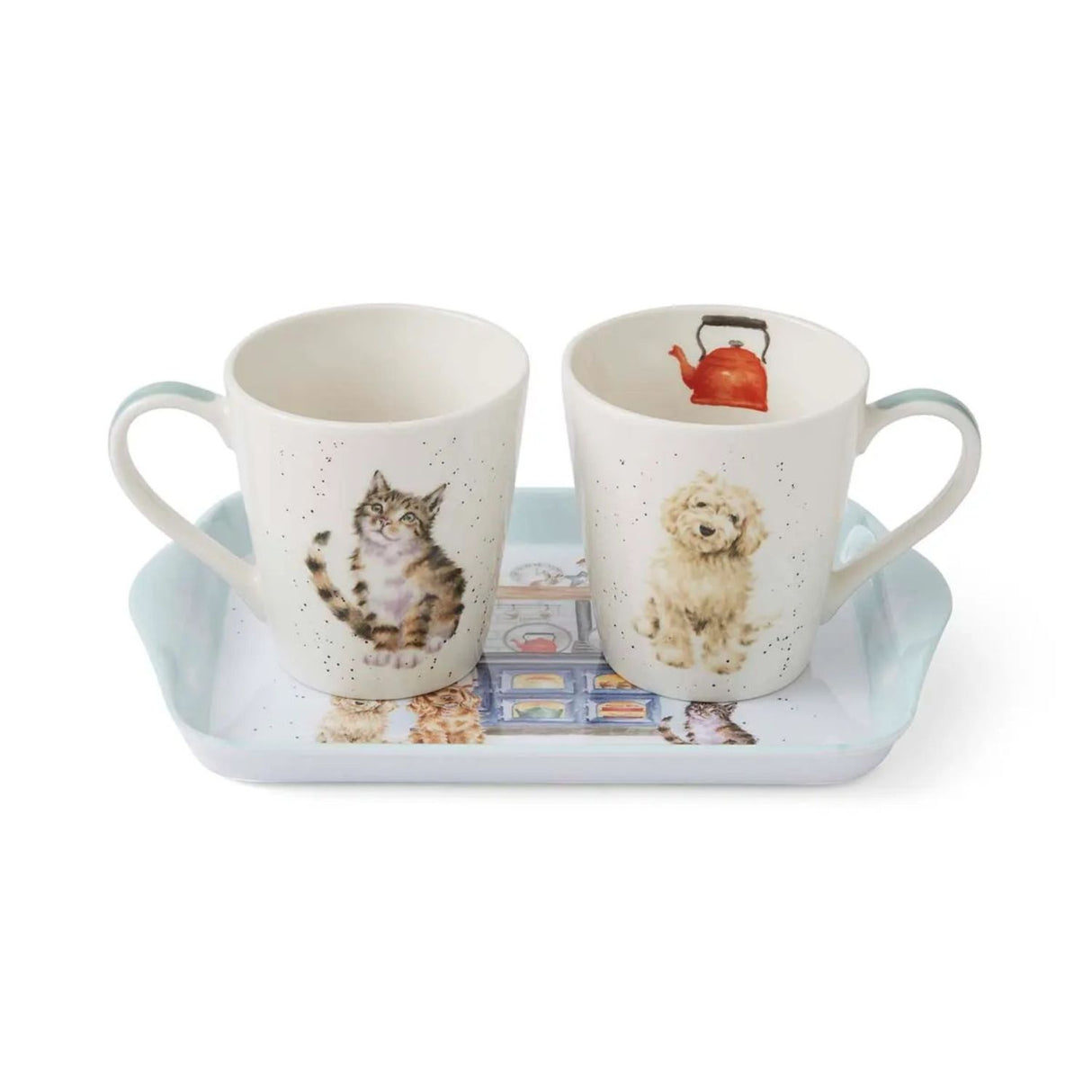 Wrendale Designs 8cm 'Country Kitchen' Mug & Tray Set