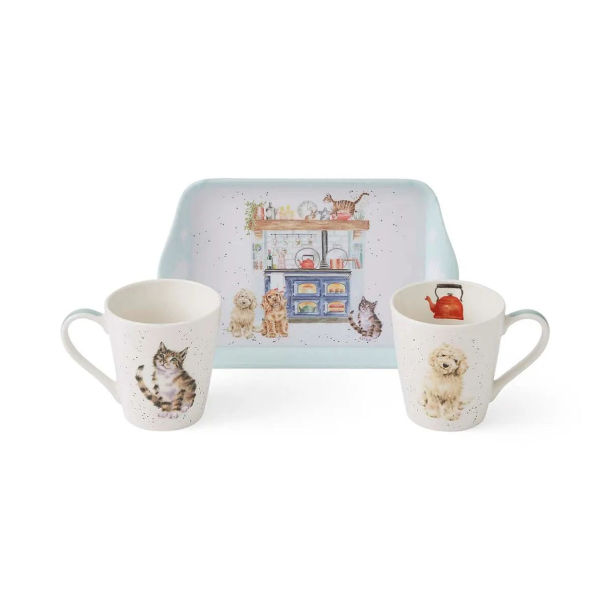 Wrendale Designs 8cm 'Country Kitchen' Mug & Tray Set