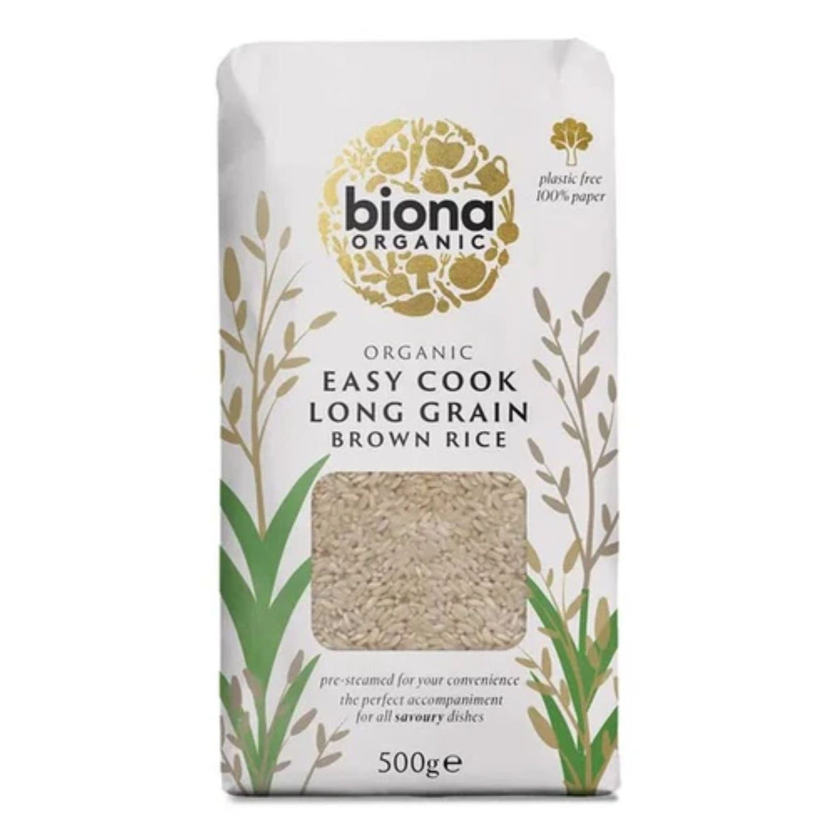 Biona Organic 500g Easy Cook Long Grain Brown Rice
