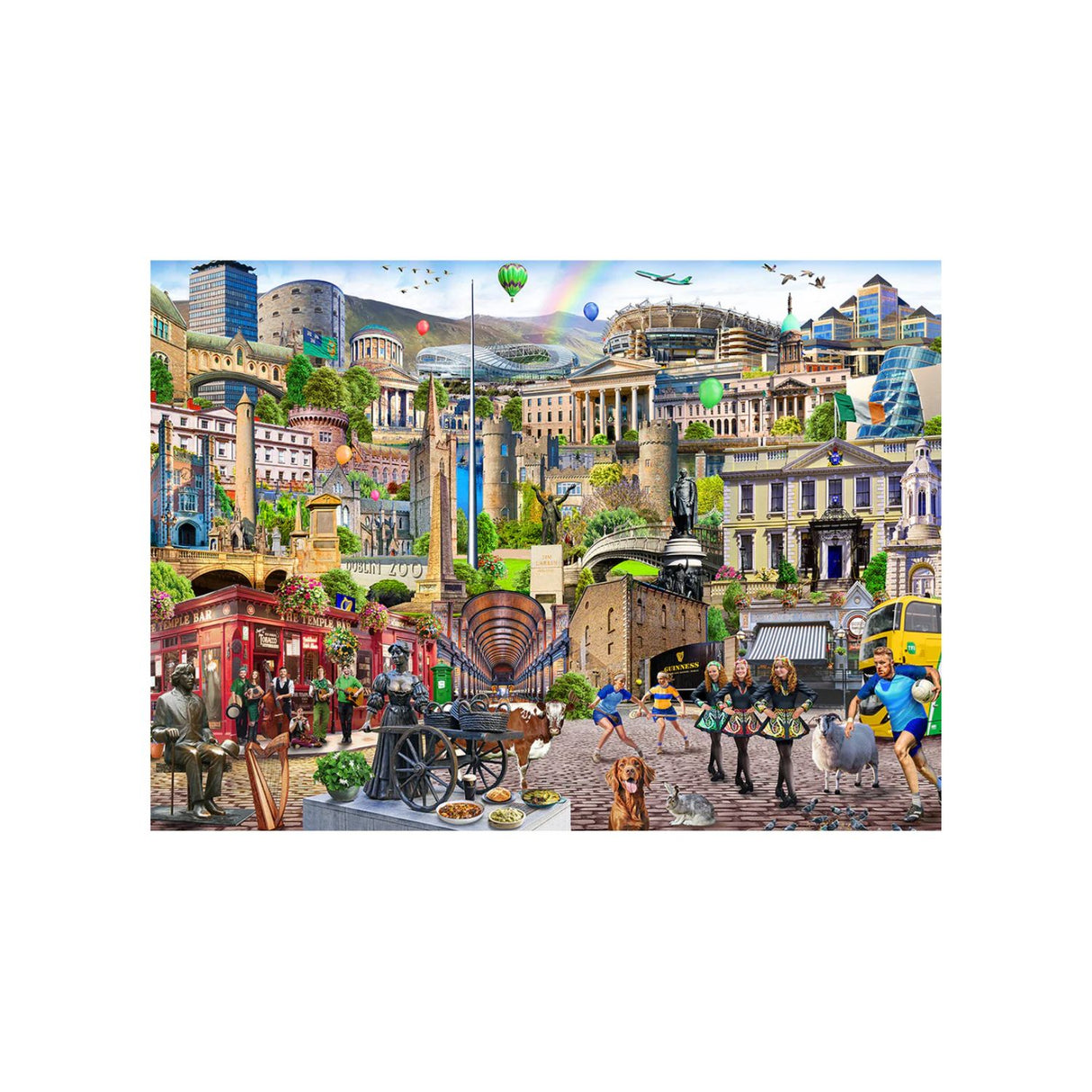 Gibsons Games 1000 Piece Dublin Calling Jigsaw Puzzle