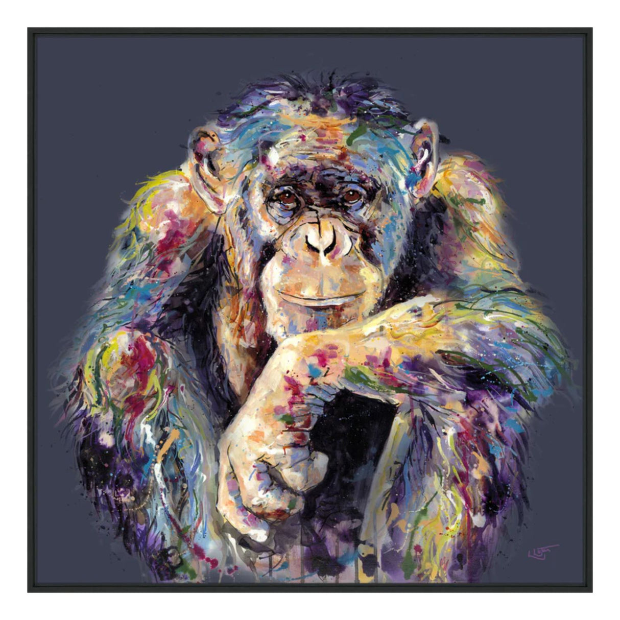 Artko 104cm 'I’m Still Thinking' Printed on Canvas By Louise Luton