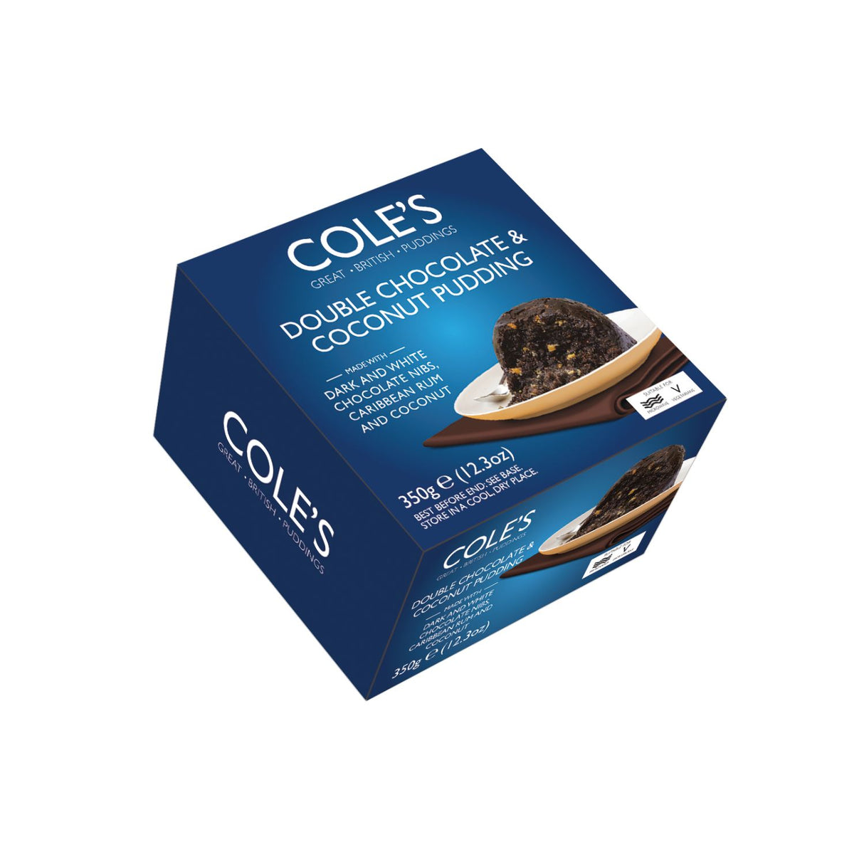 Coles 350g Double Chocolate & Coconut Pudding