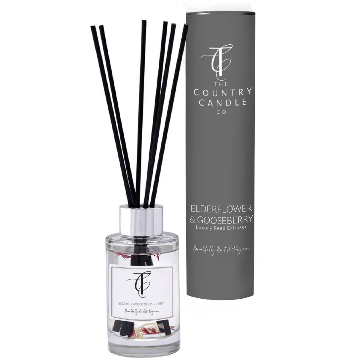 The Country Candle Co 100ml Pastels Elderflower & Gooseberry Reed Diffuser