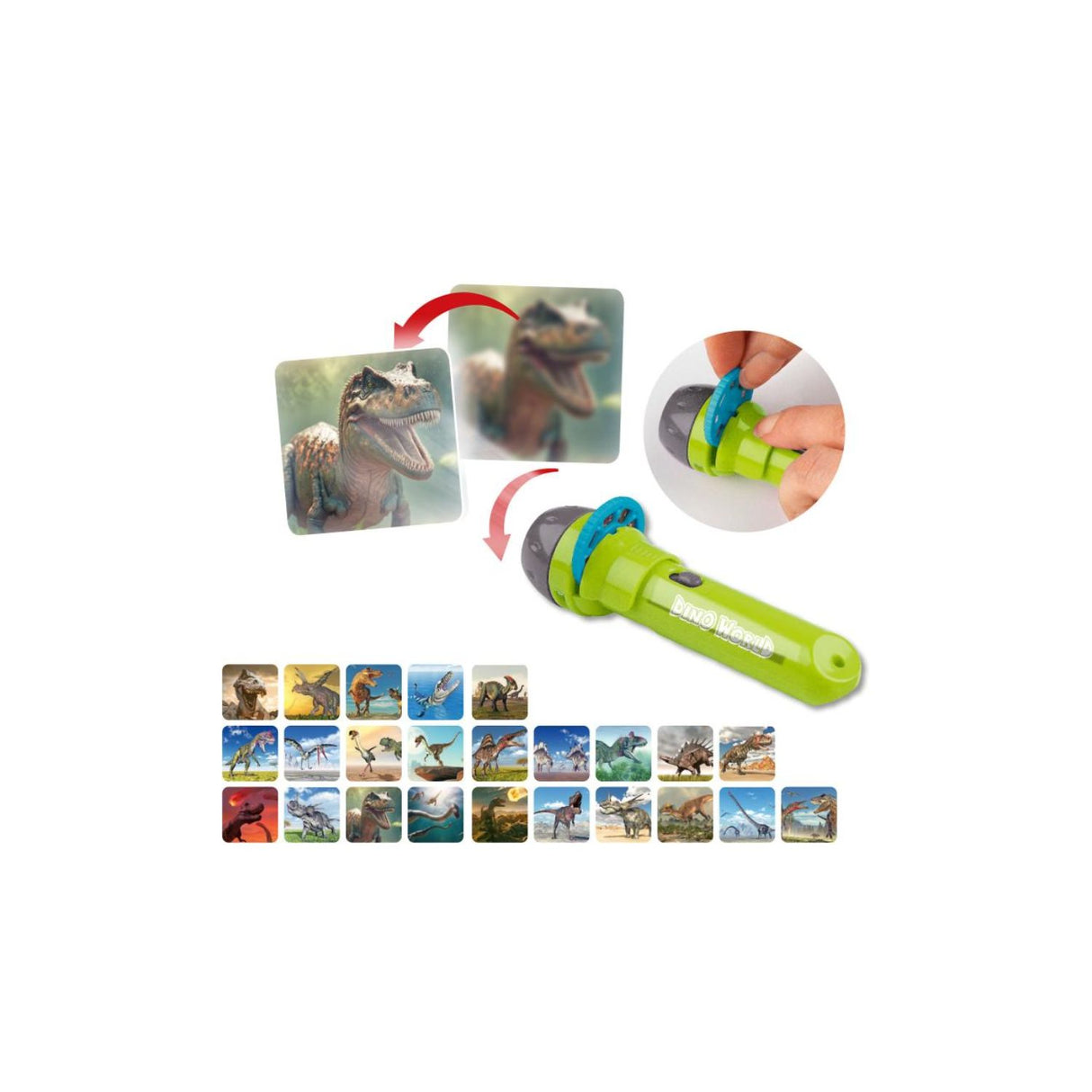 Dino World Torch With Visual Effects