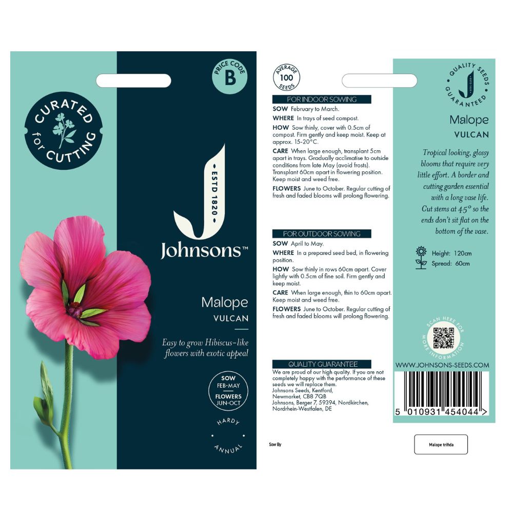 Johnsons Malope Vulcan Seeds