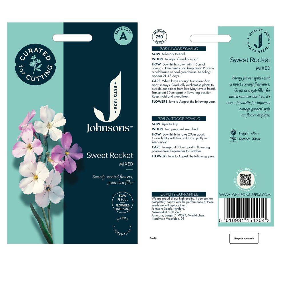 Johnsons Mixed Sweet Rocket Seeds